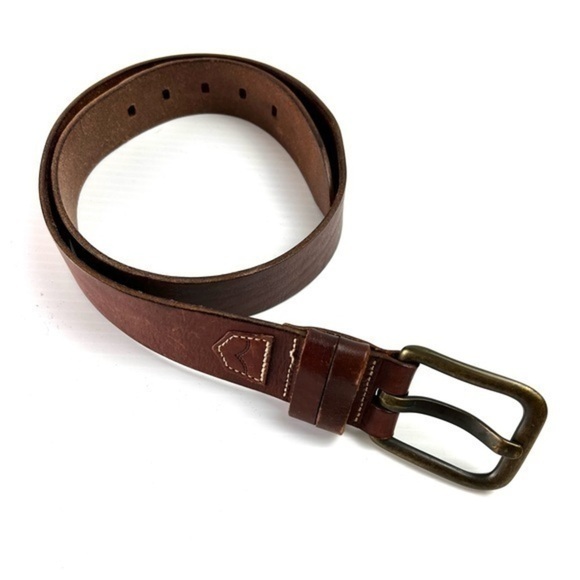 Levi's Belt men's Brown Genuine leather 34/85 medium - Picture 1 of 5